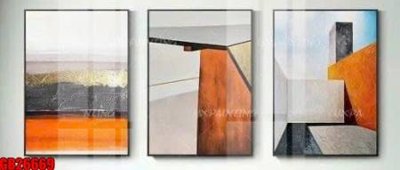 File ảnh File gốc in bộ tranh decor treo tráng gương canvas GB26669 (gốc) in biển hiệu