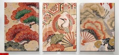 File tranh trang trí File gốc in bộ tranh decor treo tráng gương canvas GB26691 (file gốc)