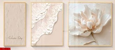 File in ấn File gốc in bộ tranh decor treo tráng gương canvas GB26694 chuyên nghiệp