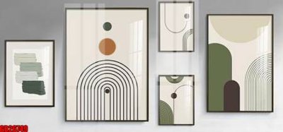 Download file File gốc in bộ tranh decor treo tráng gương canvas GB26749 (chất lượng in ấn)