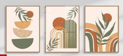 Download file gốc File gốc in bộ tranh decor treo tráng gương canvas GB26759 (in mica) 3D