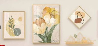 File tranh File gốc in bộ tranh decor treo tráng gương canvas GB26766 (bản gốc) treo tường
