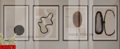 File gốc File gốc in bộ tranh decor treo tráng gương canvas GB26778 (chuẩn màu) cho in offset