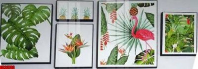 File tranh File gốc in bộ tranh decor treo tráng gương canvas GB26793 (bản gốc) treo tường