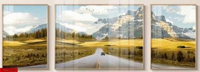 Tải về file tranh gốc File gốc in bộ tranh decor treo tráng gương canvas GB26958 (để in quảng cáo)