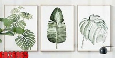 File tranh gốc File gốc in bộ tranh decor treo tráng gương canvas GB26965 (bản đẹp) độc quyền