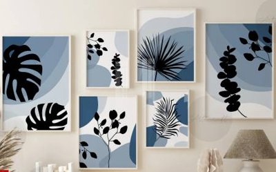 File ảnh File gốc in bộ tranh decor treo tráng gương canvas GB26983 (gốc) in Hiflex