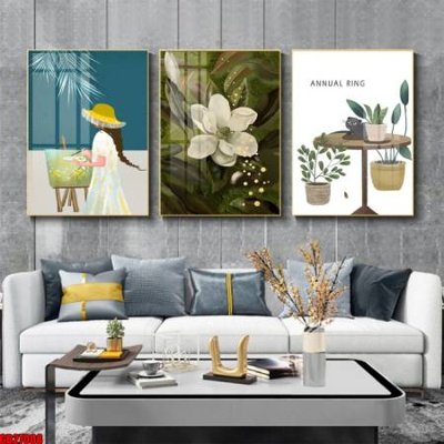 Tải file gốc File gốc in bộ 3 tranh treo tường hiện đại GB27008 (bản PSD) đầy đủ layer