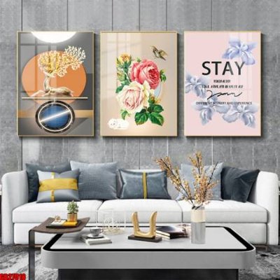 File gốc File gốc in bộ 3 tranh treo tường hiện đại GB27018 (chuẩn CMYK) cho nhà in