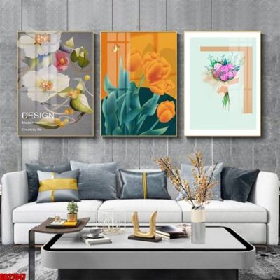 File gốc File gốc in bộ 3 tranh treo tường hiện đại GB27047 (dành cho quảng cáo)