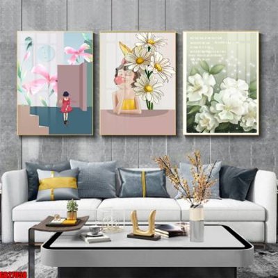 Tải file PSD File gốc in bộ 3 tranh treo tường hiện đại GB27058 (nguyên layer) để in