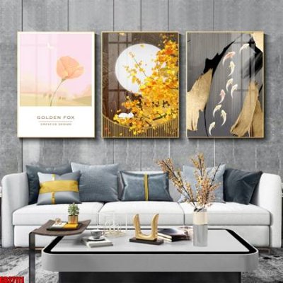 File tranh File gốc in bộ 3 tranh treo tường hiện đại GB27111 (gốc) chủ đề động vật