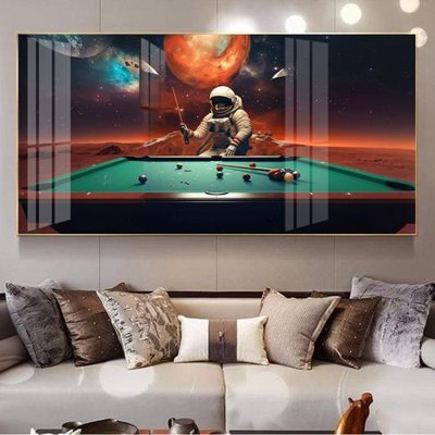 File in mica File tranh décor treo quán bida bi a BILLARD GX102 (bản gốc) sắc sảo