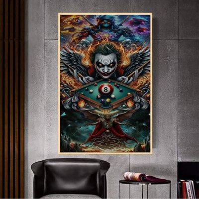 File gốc File tranh décor treo quán bida bi a BILLARD GX106 (in lụa) tranh thuận buồm