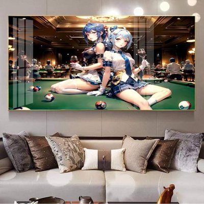 Tải file File tranh décor treo quán bida bi a BILLARD GX109 (PSD) cho in ấn quảng cáo