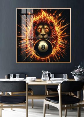 File gốc in ấn File tranh décor treo quán bida bi a BILLARD GX131 chất lượng vượt trội