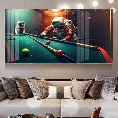 File ảnh File tranh décor treo quán bida bi a BILLARD GX136 (gốc) cho trang trí nhà hàng