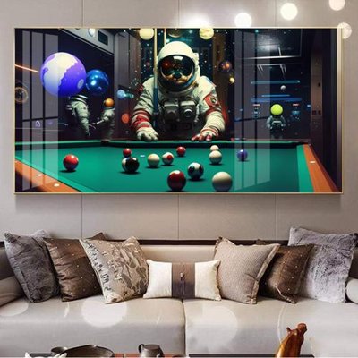 File tranh gốc File tranh décor treo quán bida bi a BILLARD GX152 (bản quyền) file PSD