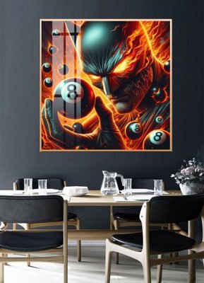 File gốc File tranh décor treo quán bida bi a BILLARD GX201 (trang trí) phòng ngủ