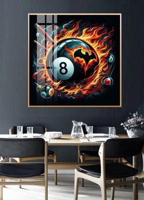 File gốc File tranh décor treo quán bida bi a BILLARD GX202 (PNG) chất lượng cao