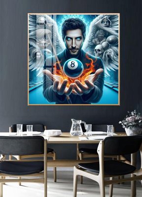 File PSD File tranh décor treo quán bida bi a BILLARD GX219 (nguyên gốc) chất lượng cao