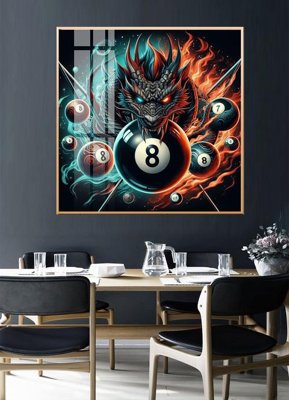 Tải file File tranh décor treo quán bida bi a BILLARD GX237 (ảnh gốc) file AI/EPS