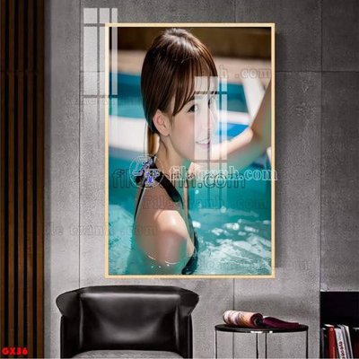 File tranh gốc File tranh gái xinh đánh bida bi-a BILLARD GX36 (bản quyền) Filetranh.com