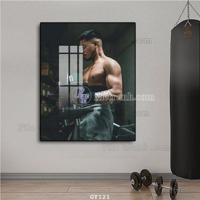 Download file File tranh treo phòng gym GYM121 (gốc) in mica bàn thờ