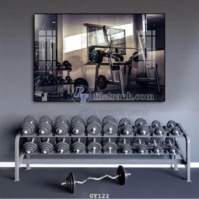 Tải file File tranh treo phòng gym GYM122 (gốc) in trên mọi chất liệu