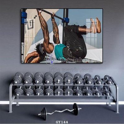 File tranh File tranh treo phòng gym GYM144 (gốc) in backlit film