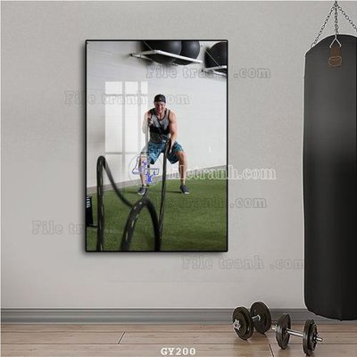 File gốc File tranh treo phòng gym GYM200 (dành cho quảng cáo)