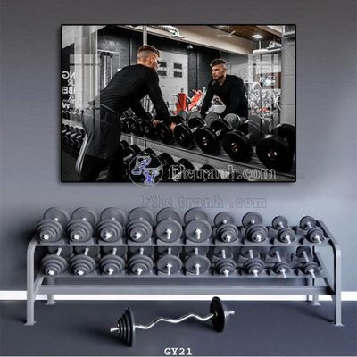 File tranh quảng cáo File tranh treo phòng gym GYM21 (download file gốc)