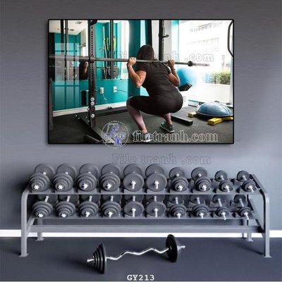 File gốc File tranh treo phòng gym GYM213 (cho in ấn) từ Filetranh.com