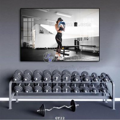 Tải file tranh gốc File tranh treo phòng gym GYM22 chất lượng cao