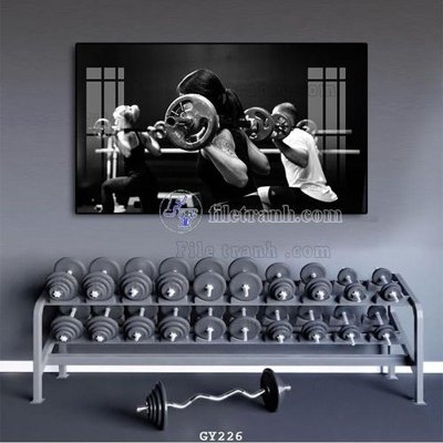 Tải file File tranh treo phòng gym GYM226 (gốc) chủ đề tâm linh