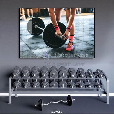 Download file File tranh treo phòng gym GYM242 (gốc) in mica bàn thờ