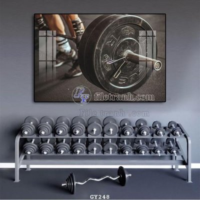 Tải file File tranh treo phòng gym GYM248 (ảnh gốc) độ phân giải 300dpi