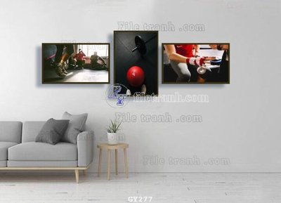 File in lụa File tranh treo phòng gym GYM277 (phong cảnh) File tranh treo phòng gym GYM277