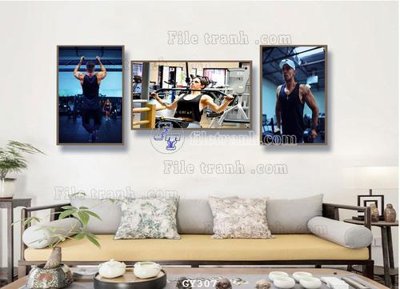 Tải file File tranh treo phòng gym GYM307 (gốc) làm tranh trang trí