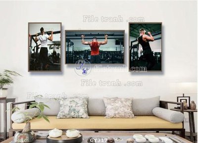 Tải file File tranh treo phòng gym GYM317 (gốc) làm tranh trang trí