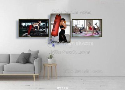Download file gốc File tranh treo phòng gym GYM320 (in mica) logo