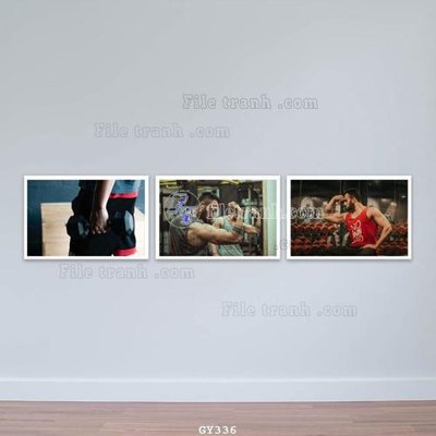 File tranh trang trí File tranh treo phòng gym GYM336 (tải file gốc)