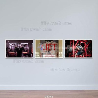 Tải file File tranh treo phòng gym GYM348 (gốc) để in ấn ngay