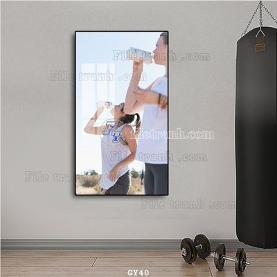 File tranh File tranh treo phòng gym GYM40 (gốc) in film
