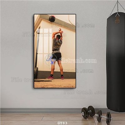 File tranh File tranh treo phòng gym GYM83 (gốc) chủ đề trẻ em