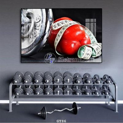File in trần File tranh treo phòng gym GYM86 (bản gốc) đại dương