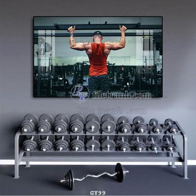 Tải file File tranh treo phòng gym GYM99 (gốc) in ấn chất lượng