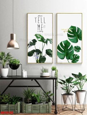 File gốc File tranh bộ hiện đại HD10102 (in tráng gương) ốp tường