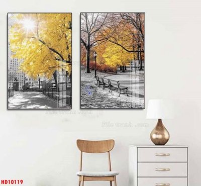 File in mica File tranh bộ hiện đại HD10119 (bản gốc) siêu trong