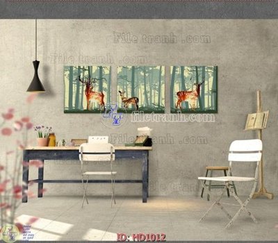 File gốc File tranh hiện đại HD1012 (chủ đề hiện đại) trang trí